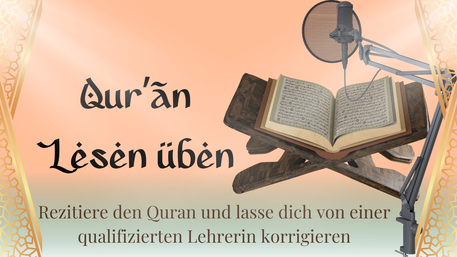 Quran Lesen Üben – Rezitiere den Quran und lasse dich von einer qualifizierten Lehrerin korrigieren