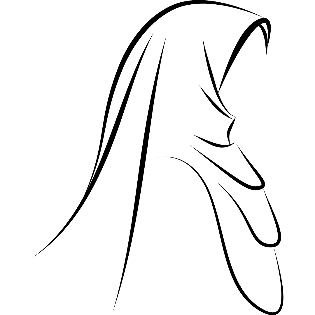 Hijab logo line art
