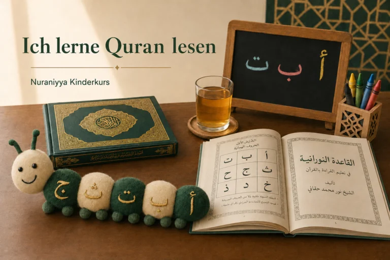 Ich lerne Quran Lesen – Nuraniyya Kinderkurs Mittwochs 15Uhr