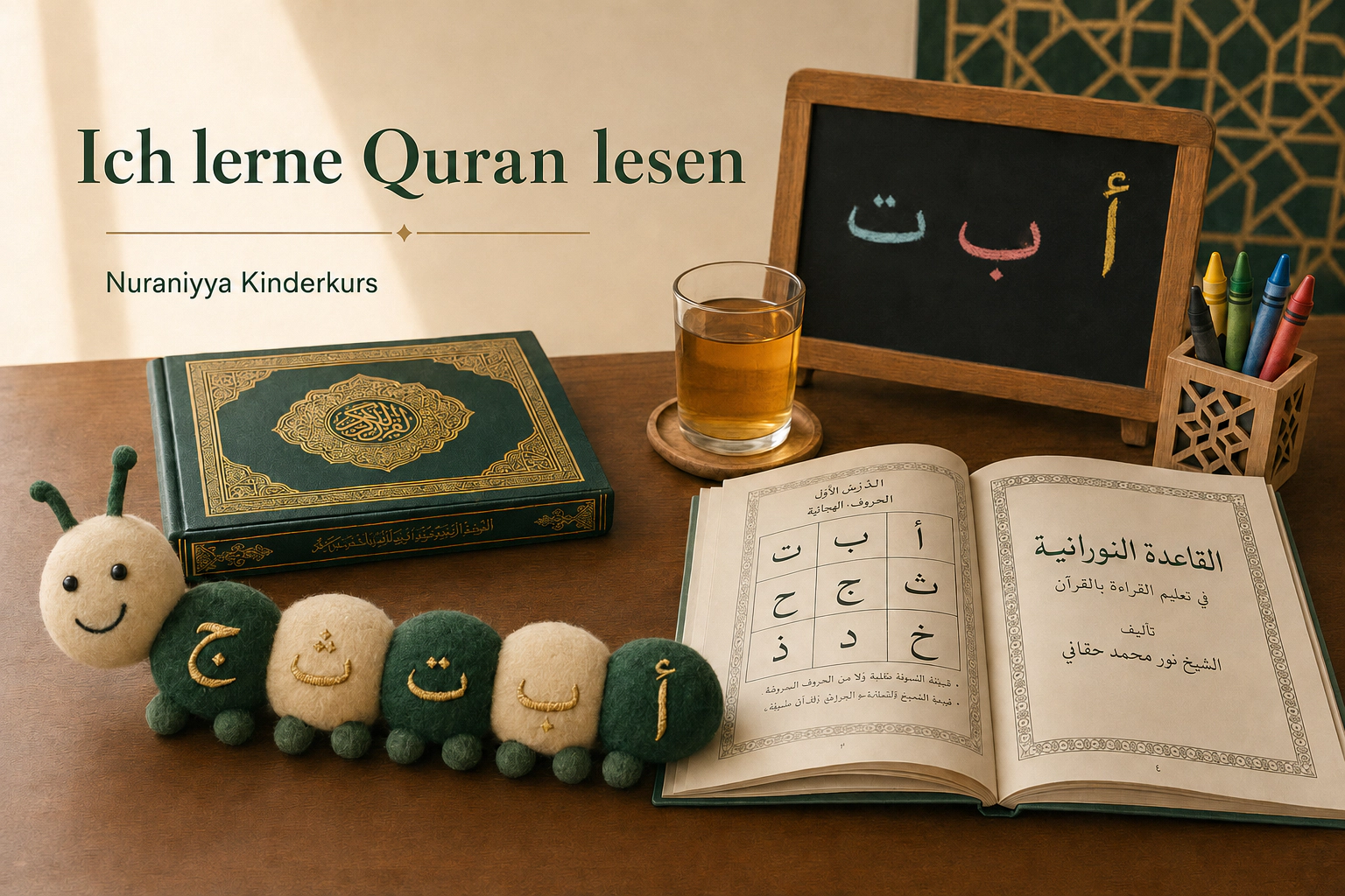Ich lerne Quran Lesen – Nuraniyya Kinderkurs Mittwochs 15Uhr