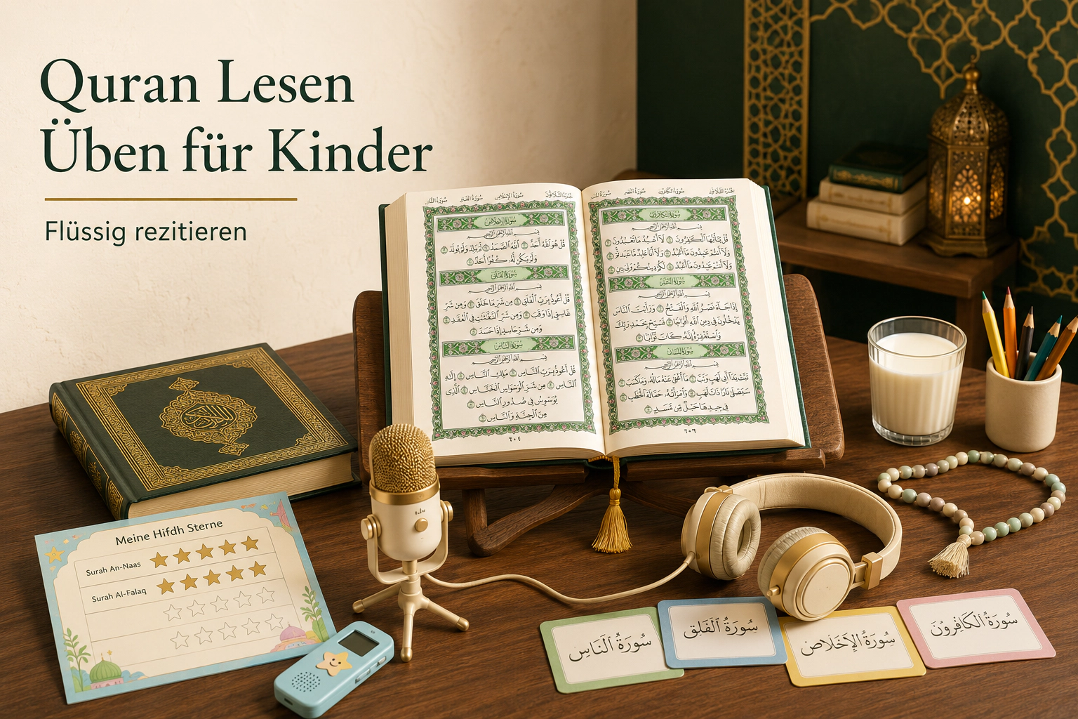 Quran Lesen Üben für Kinder – Flüssig und korrekt den Quran lesen