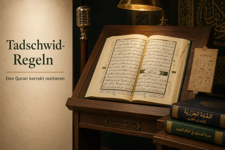 Tadschwīd – Regeln – Qur’ān korrekt lesen lernen